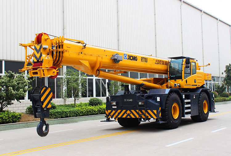 XCMG Official 70 Ton Rough Terrain Hydraulic Crane RT70U China New Rough Crane Price